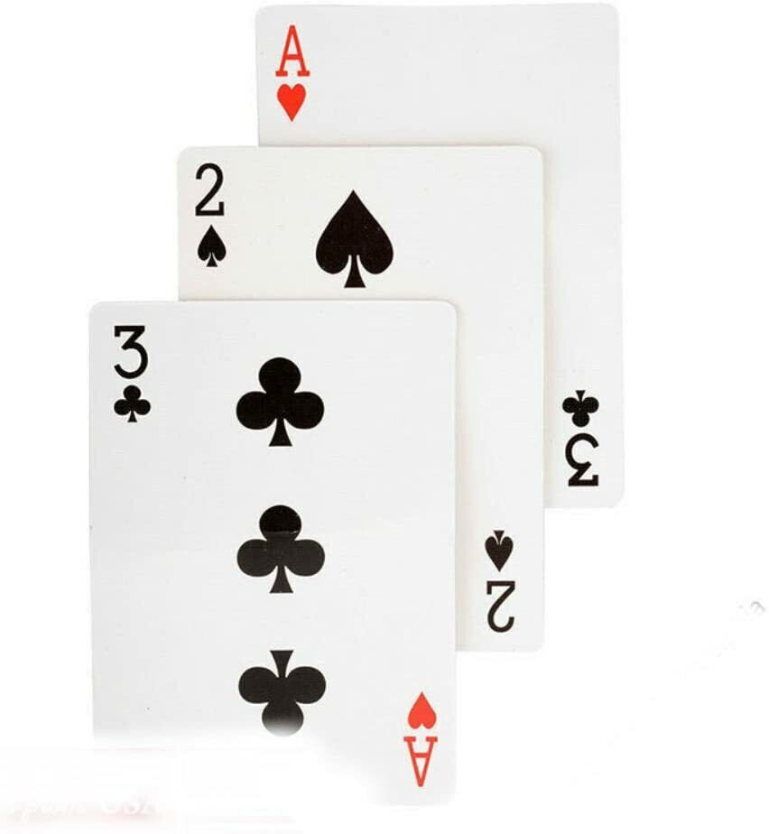 Magic Trick Three Card Monte Impossible Follow Gimmick Cards T17