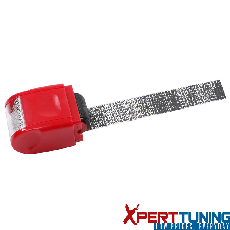 Identity Protection Privacy Roller Stamp Confidential Data Guard Your ID Red