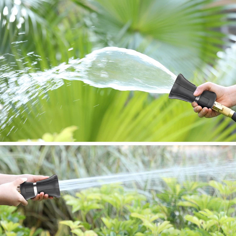 Fireman Style Garden Water Hose Nozzle Heavy Duty Spray Adjustable Nozzle US