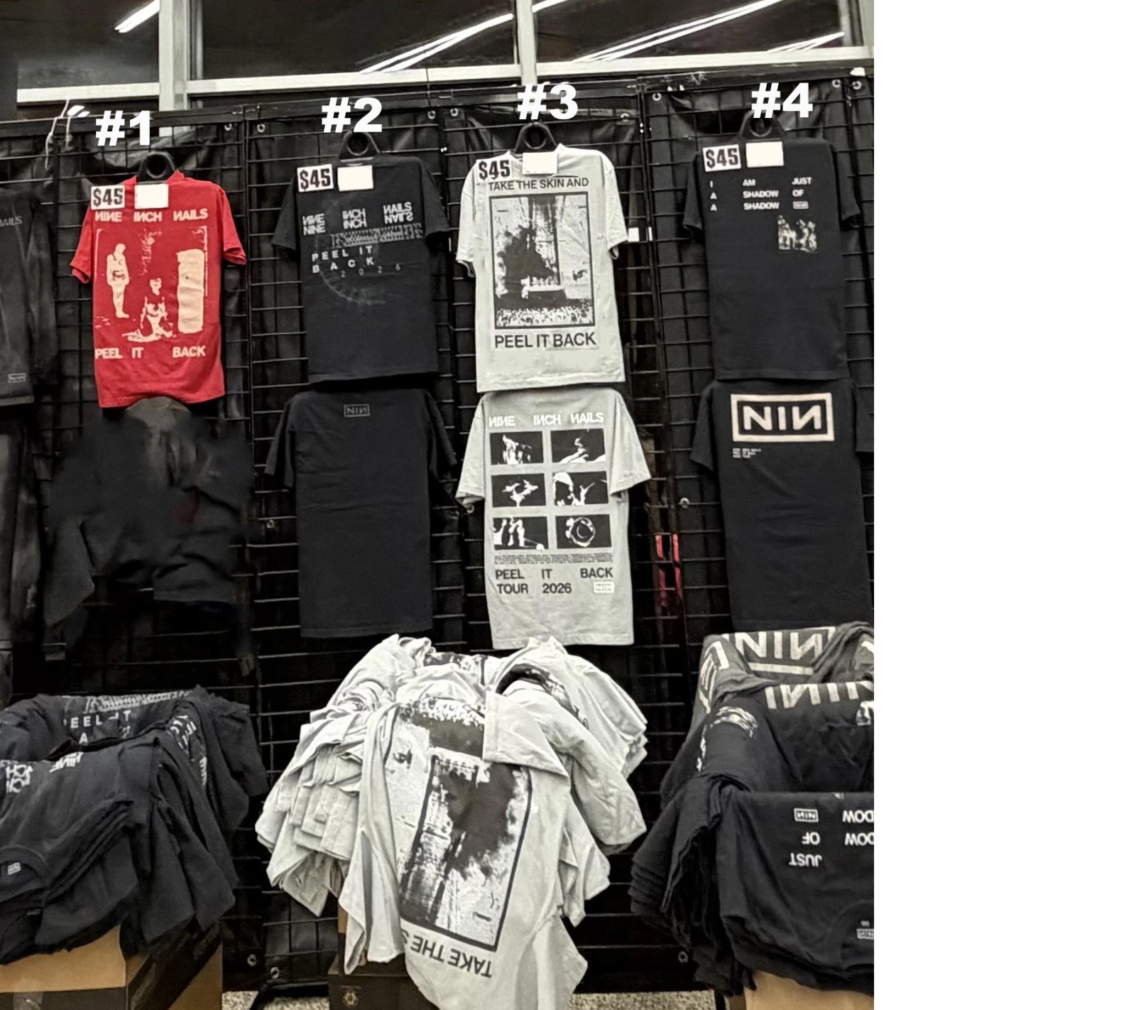 Nine Inch Nails NIN Peel It Back Tour 2026 Merch reprint T-Shirt, FAST SHIP