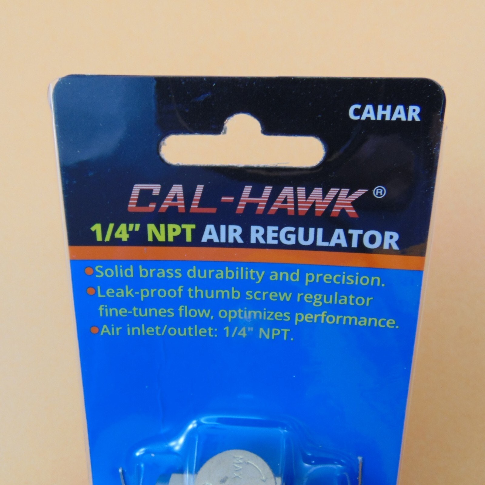 1/4" Air Tool Pressure Regulator Thumbwheel Inline Adjustable Flow Solid Brass