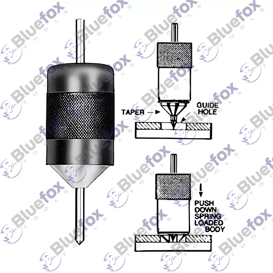 New Universal Transfer Center Punch & Aligner - 4-1/8" & 3-1/8" - Set Of 2 Pcs