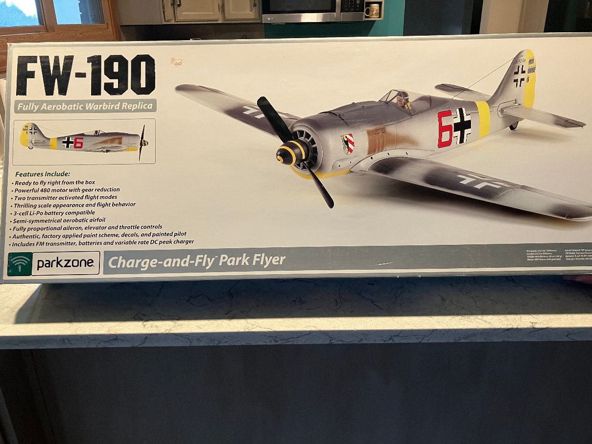 Parkzone FW-190 RC Warbird Airplane - RTF Version