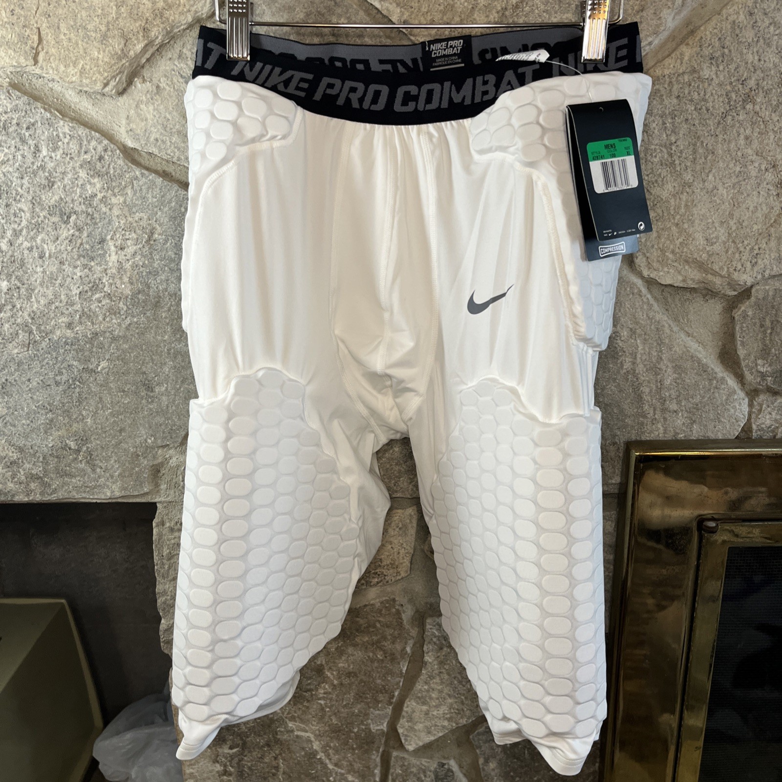 Nike Pro Combat Mens Padded Compression Shorts White XL FREE SHIPPING