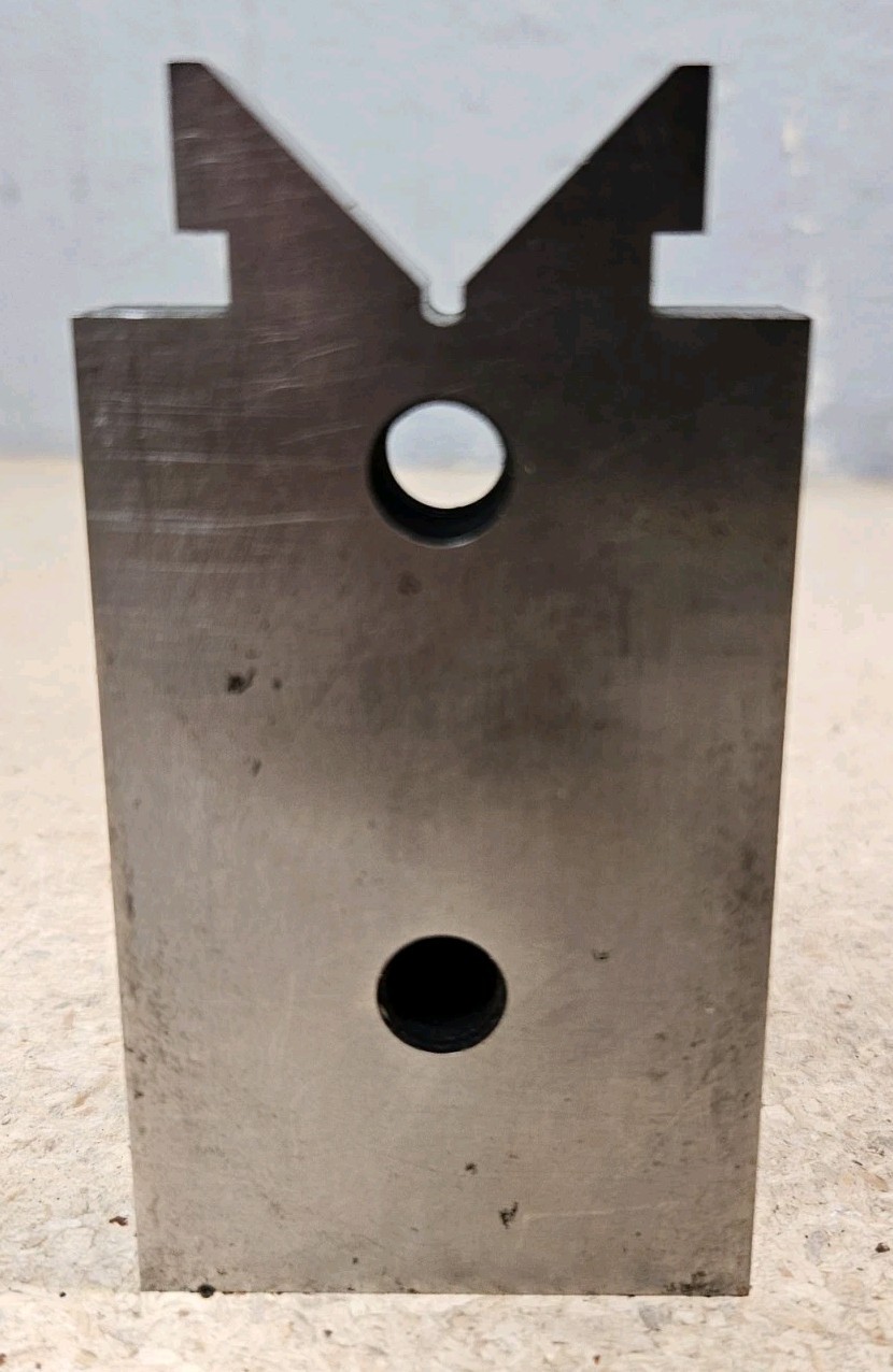 Starrett No. 567 Hardened V-Block with clamp - Made in the U.S.A.