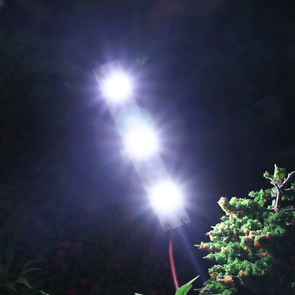 DD01W 10pcs Pre Wired White Strip Led Light Self-adhesive Flexible 12V ~ 18V