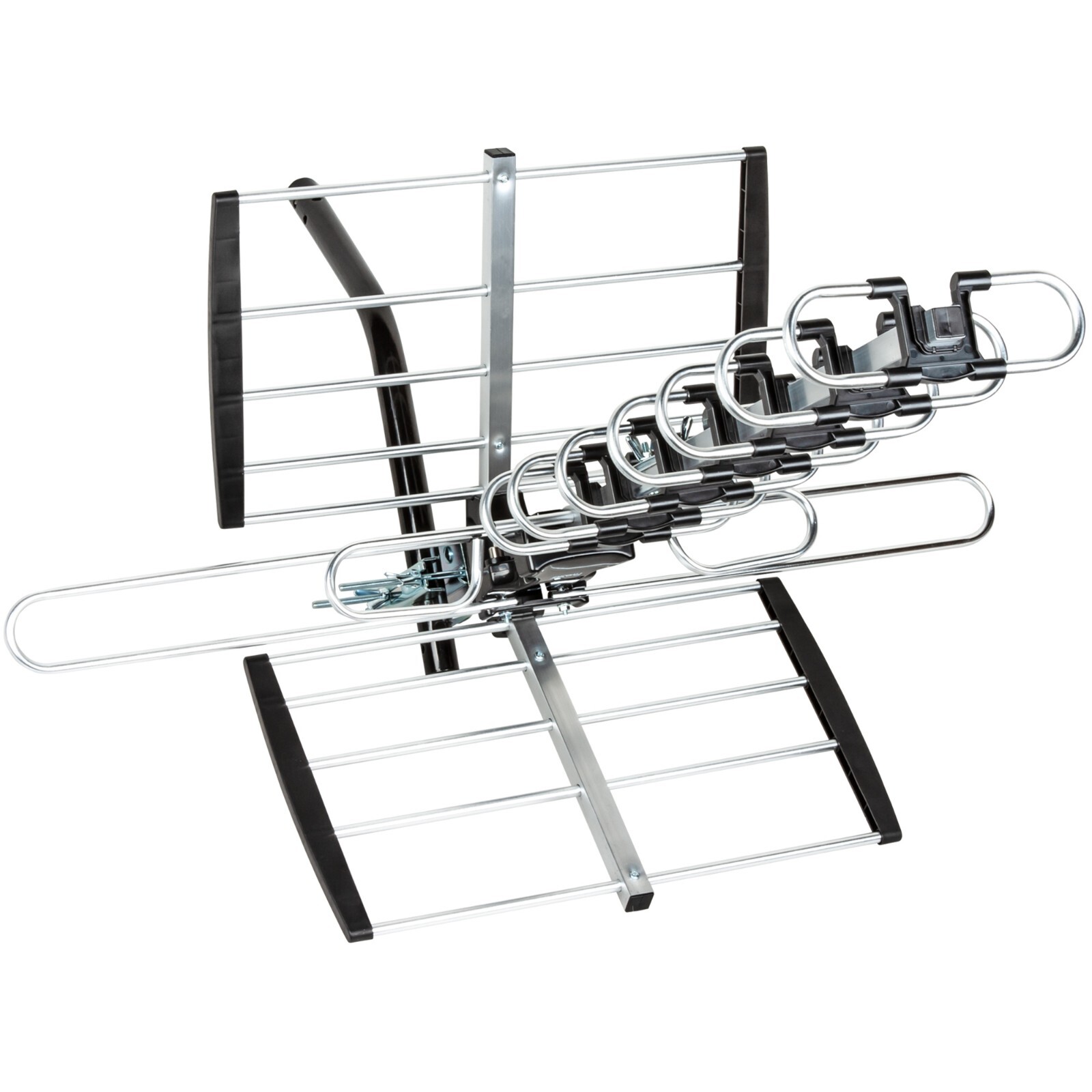 2025 HIGHQUALITY ANTENNA HDTV OUTDOOR UPDATED AMPLIFIED VHF UHF FM + KIT & POLE