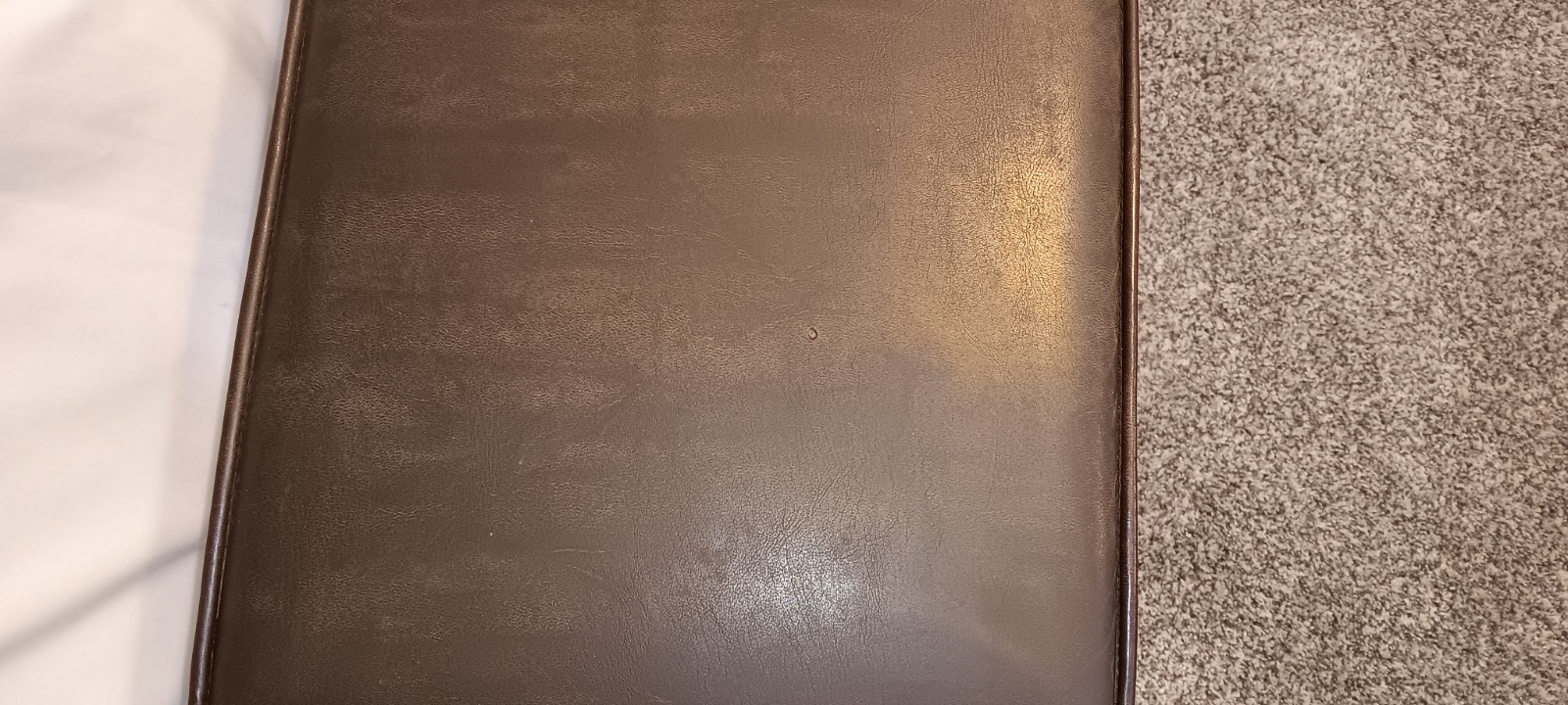 Vintage 1960s Mid Century Modern Piano Organ Bench with Padded flip top Storage