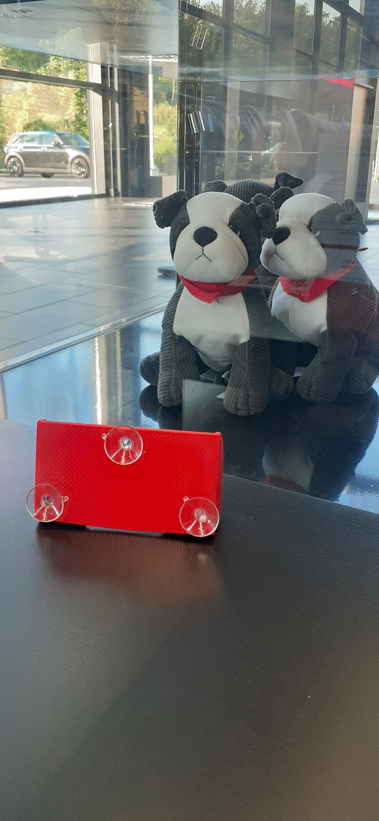 Toll Transponder Holder for New I-Pass and EZ Pass 3 Point Mount (1 Pack)- RED