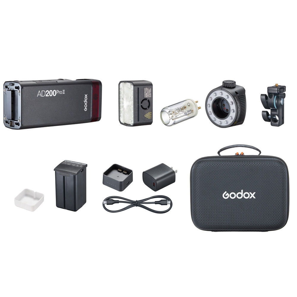 US Godox AD200ProII 2.4G TTL HSS Outdoor Flash Light Speedlite VS AD200Pro AD200