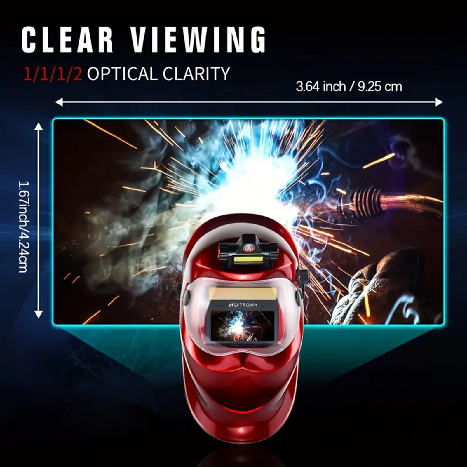 True Color Auto Darkening Welding Helmet - Multi-Process Welding & Grinding