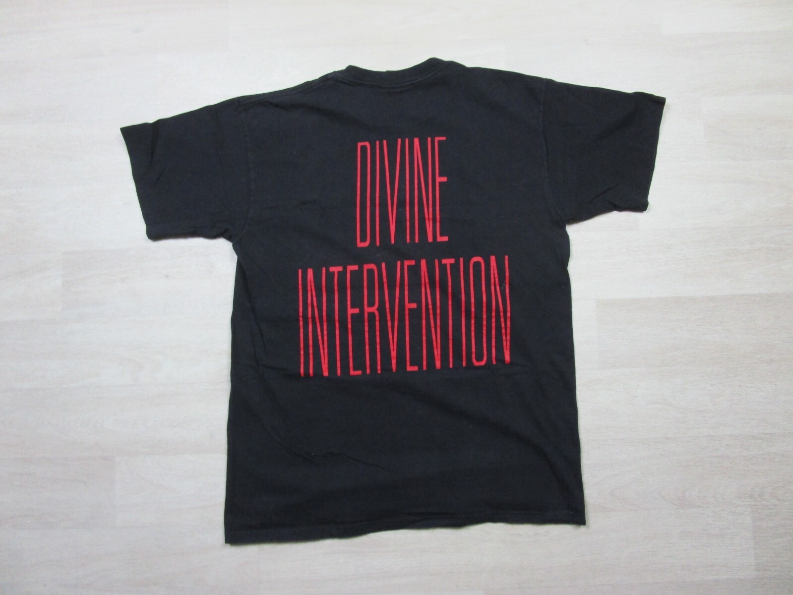 Vintage Slayer Band T Shirt (L) 1990's 2-Sided Brockum USA Devine Intervention