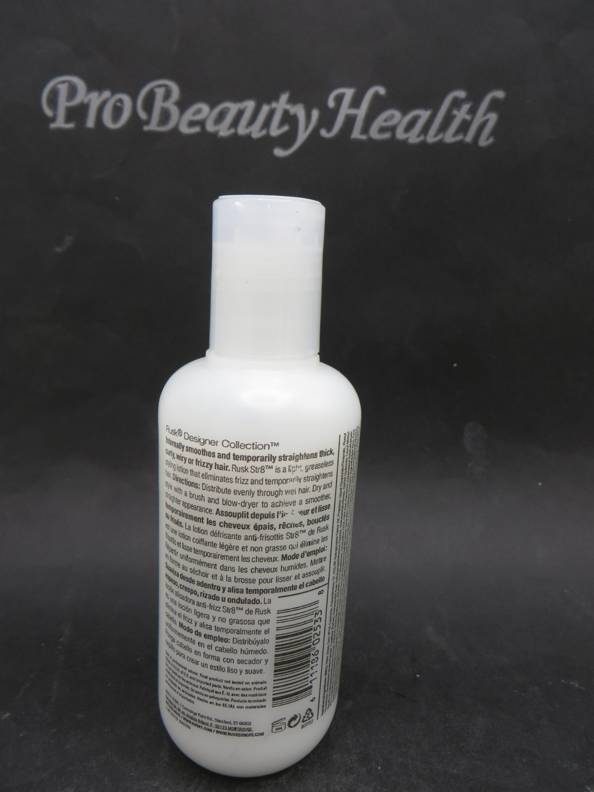 RUSK STR8 Anti Frizz and Anti Curl Lotion 6 oz