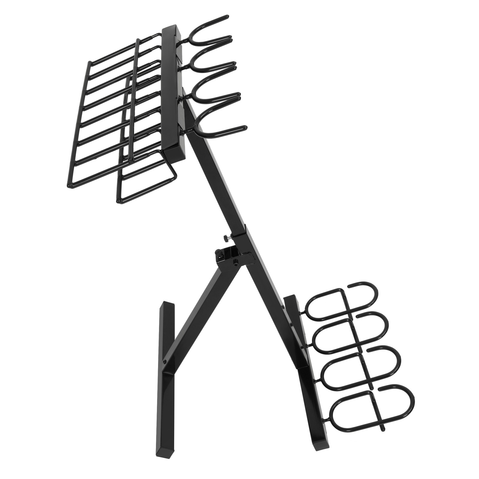 Folding Gun Rack Freestanding Rifle Pistol Storage Rack Stand For Shooting Range