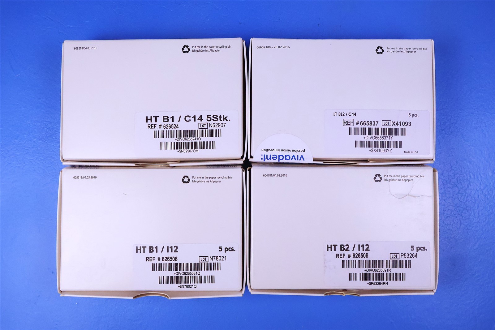 NEW UNUSED Assorted Manf./Models CAD/CAM Dental Milling Blocks