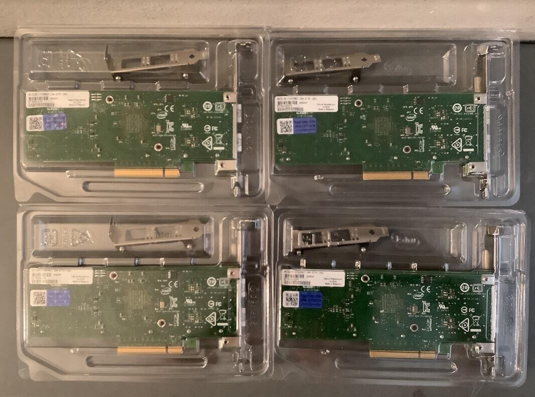 X710-DA2 Genuine INTEL Ethernet Converged Network Adapter X710DA2 Both brackets