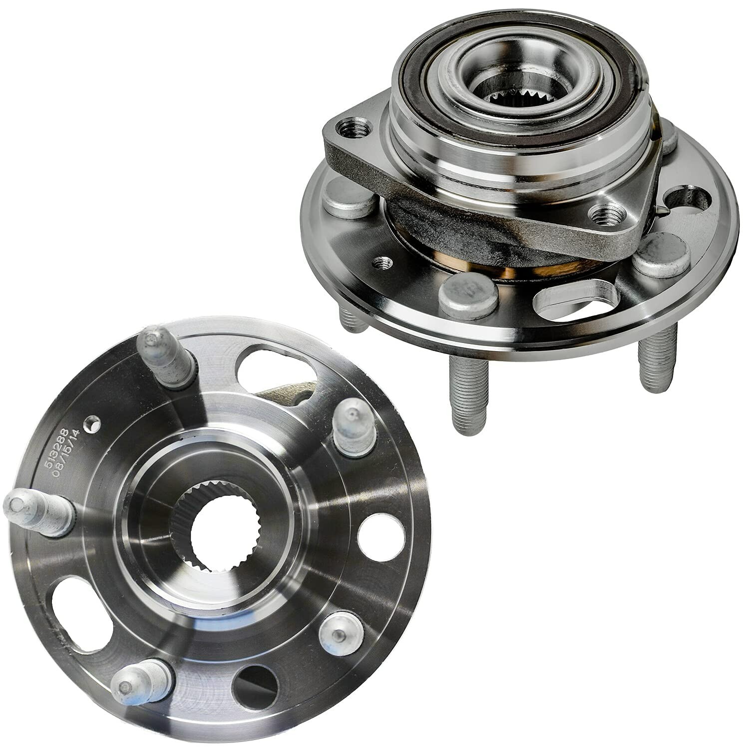 Front Left and Right CV Axle Shafts + Wheel Hub Bearings for Chevy Impala Malibu