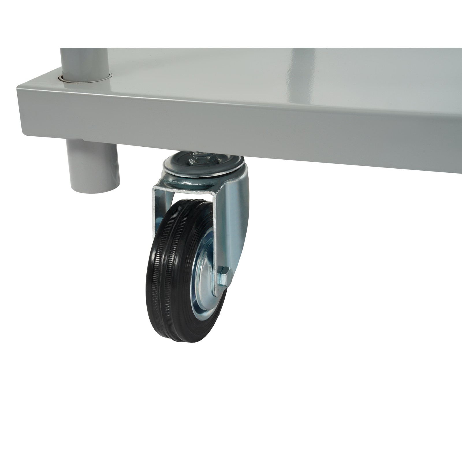 2-in-1 Platform Truck Cart Steel Panel Flatbed Dolly Cart 2000lbs with 4 Casters