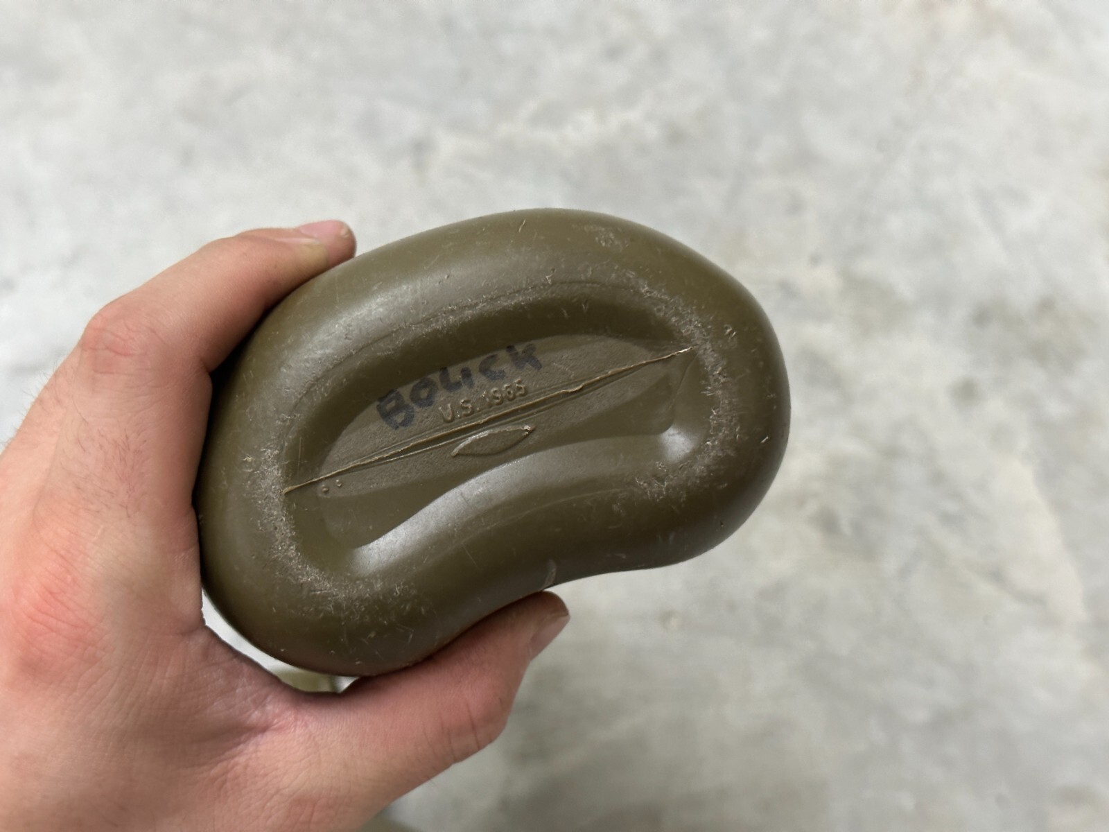 US Military 1 Quart Canteen Hard Plastic OD Green 1QT ALICE Cap Army Field Gear