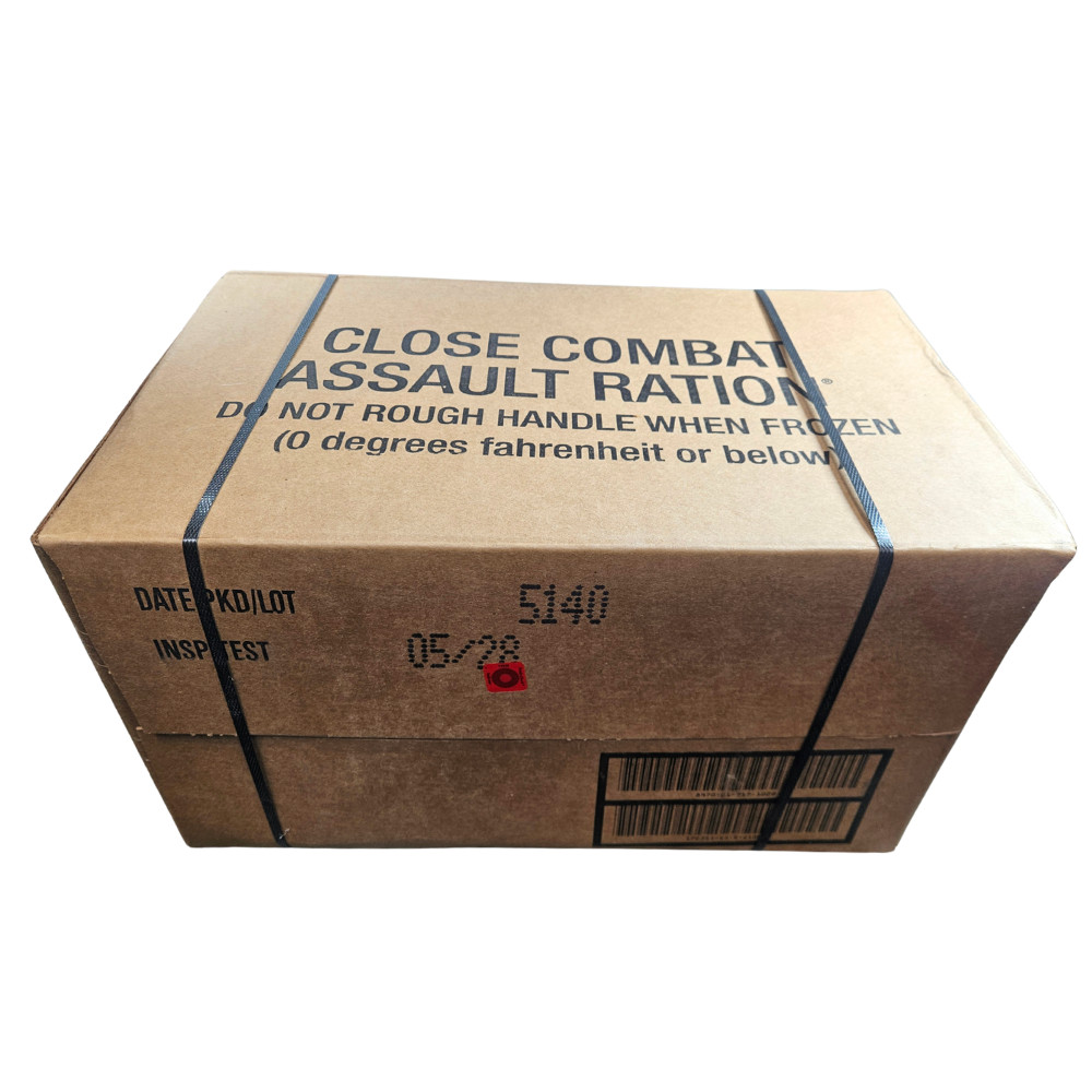 CLOSE COMBAT ASSAULT RATION [CCAR] - 2028 INSPECTION - NEW CASE OF 10 RATIONS
