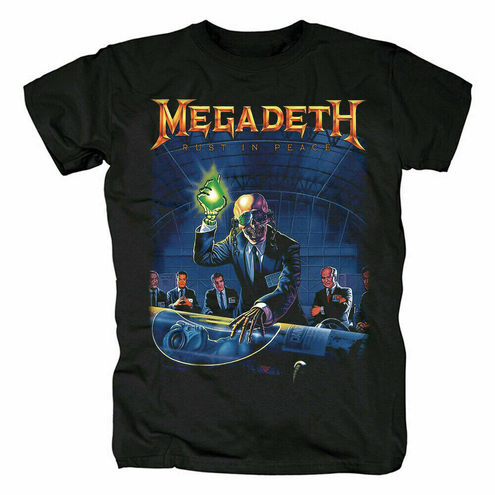 Megadeth Rust In Peace Funny Cotton Tee Gift For Men Women T-Shirt S-2345XL S993