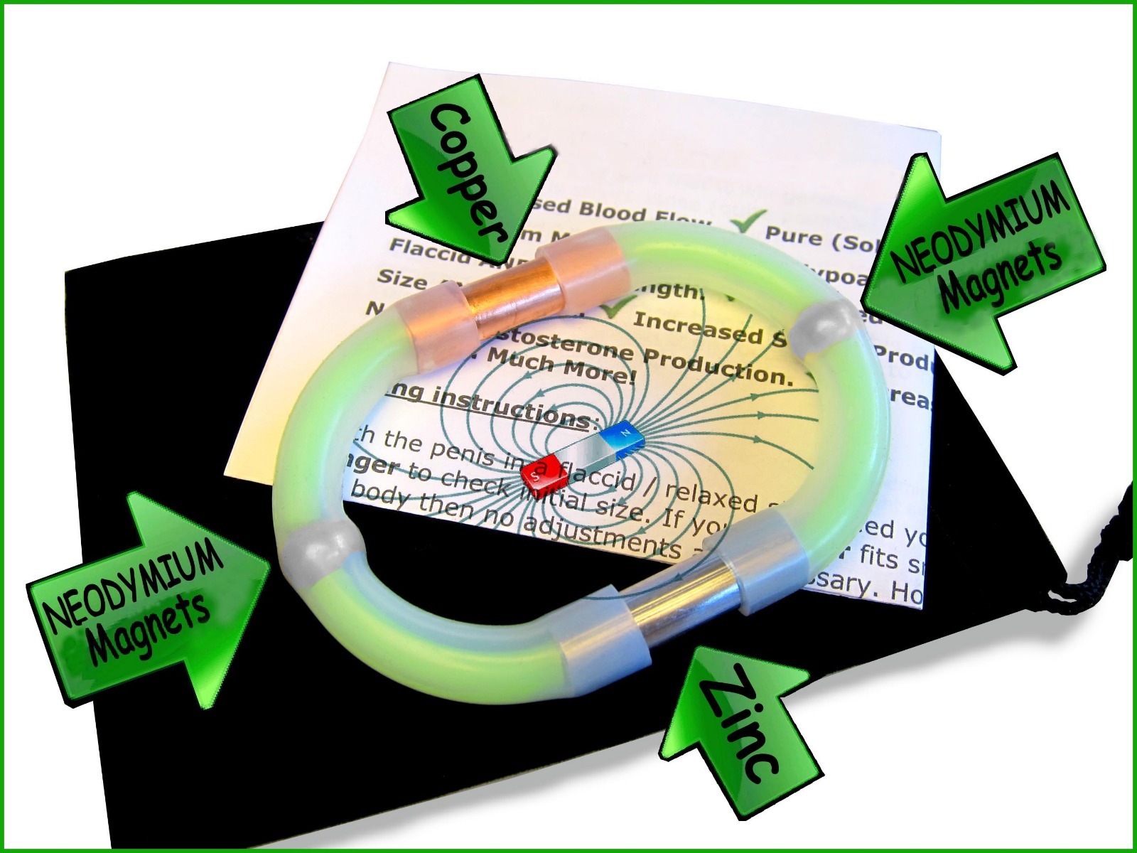 USA Ring of Power Blakoe ROP Libido Booster Zinc Copper Original Magnetic Zinger