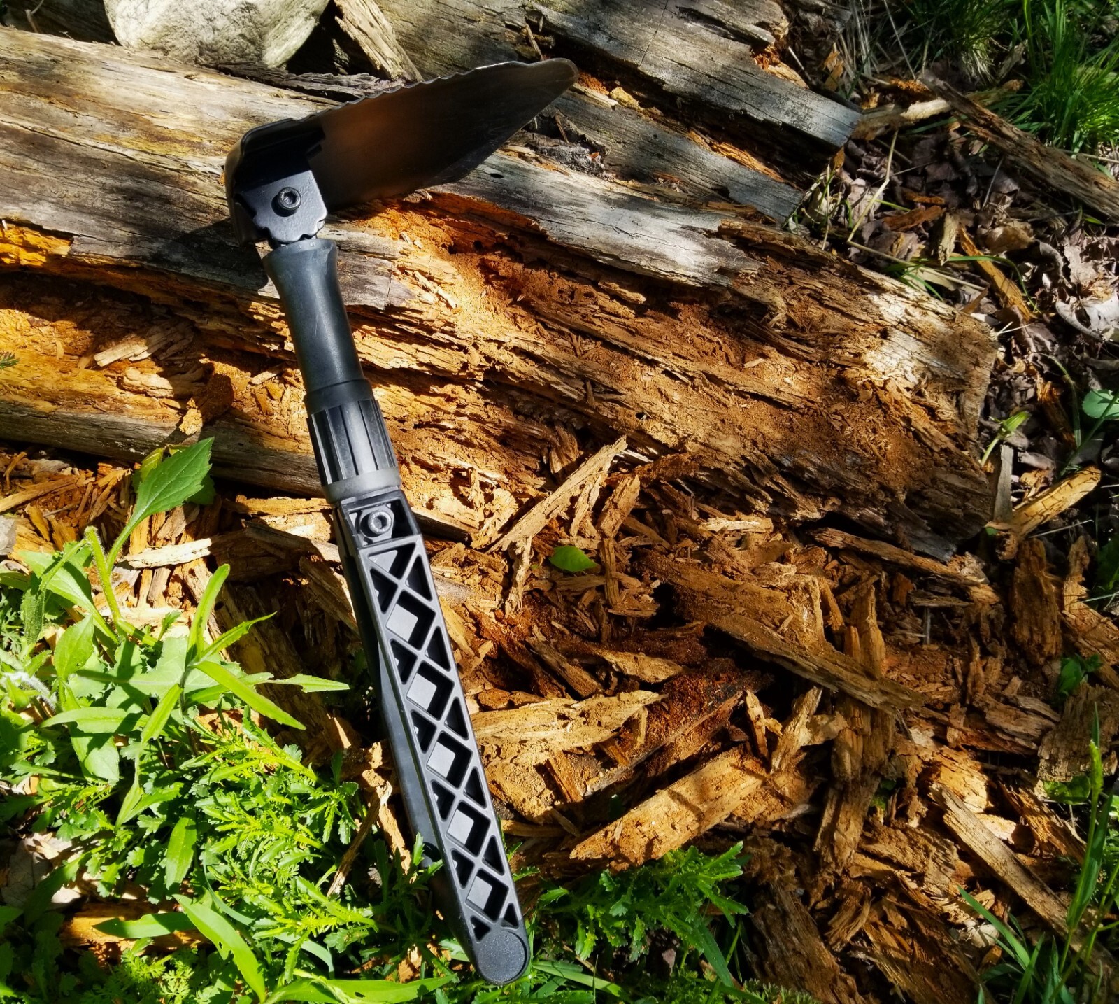 US Military GERBER 2000 E-TOOL Entrenching Folding Shovel w/ SERRATED EDGE VGC