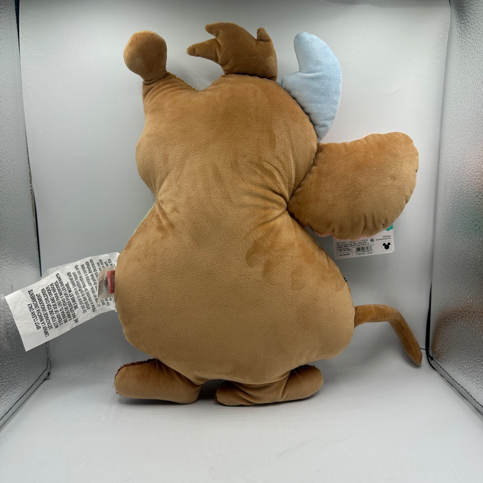 NWT Disney Princess Cinderella Sidekick Gus Gus Mouse Pillow Plush Pillowfort