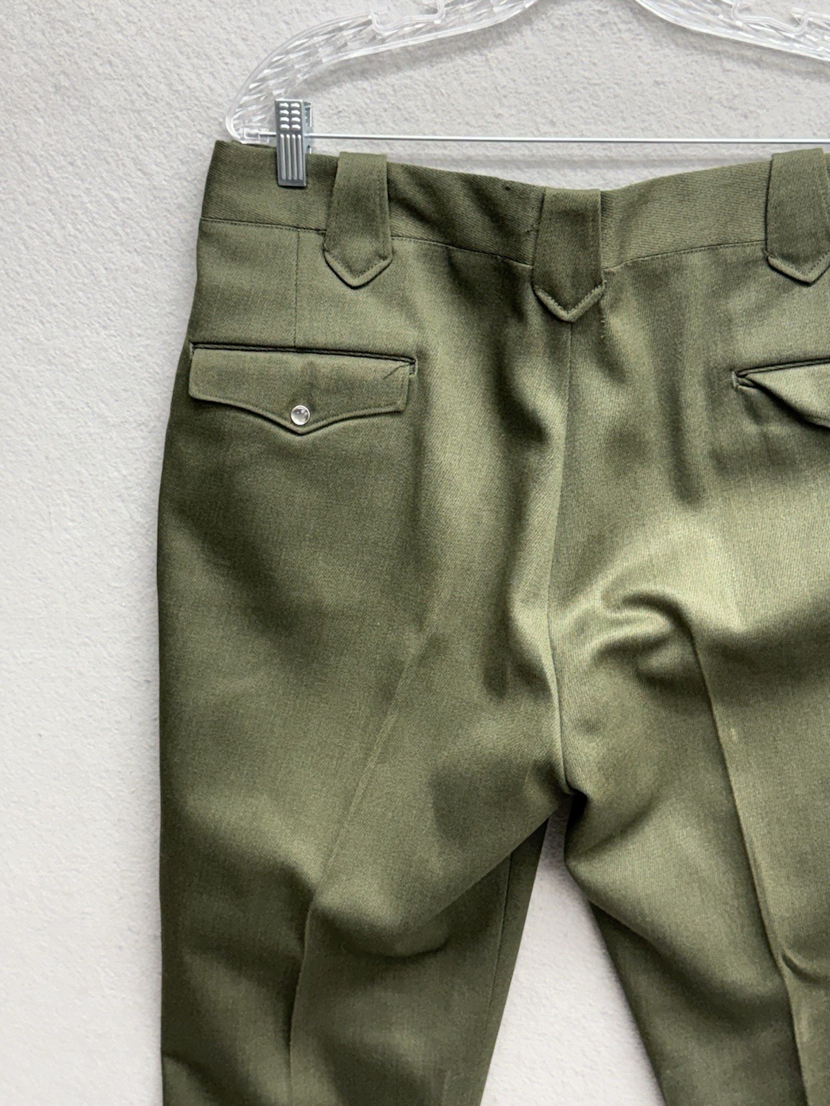 Vintage 60s Gross Pants Mens 36x30 Pearl Snap Western Trousers Rockabilly Denver