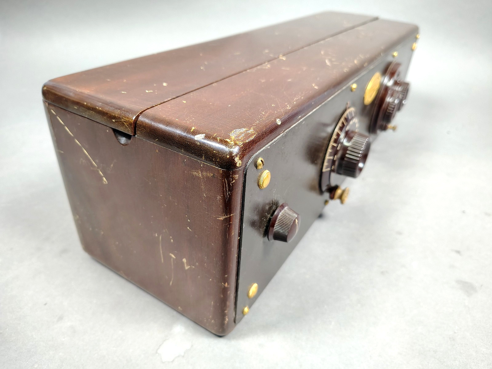 Atwater-Kent Model 33 Antique Vintage Tube & Bakelite Radio AC Receiver AS-IS