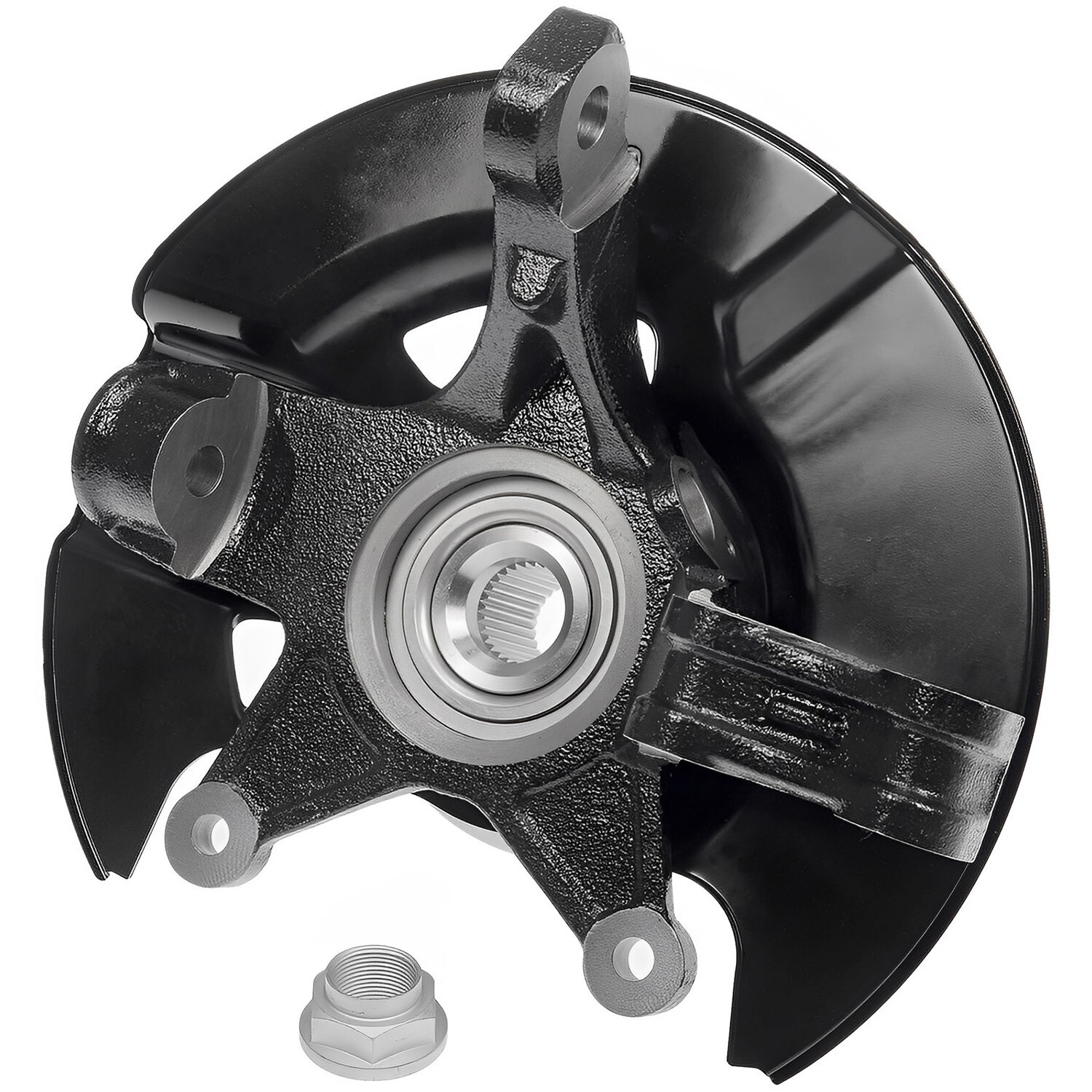 Front Steering Knuckle & Wheel Hub Bearing for 2005 2006 2007 2008 Honda Pilot