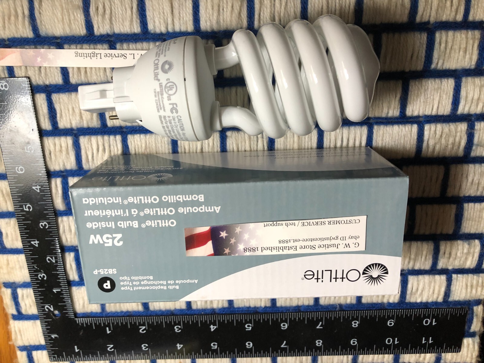 NEW SB25-P Ott-lite 25w plug in 25 watt type P H34J3K or 20w type M or 13w