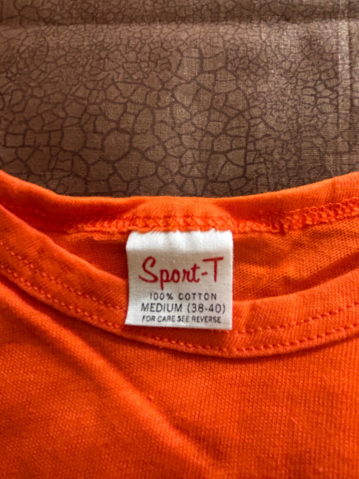 Vintage Tank Top "Orange Crush" Size M(38-40).