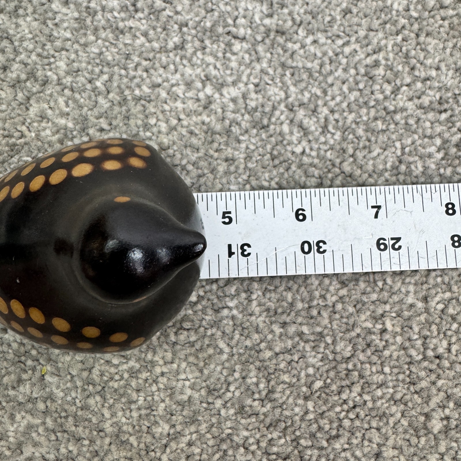 Set Of 2 Vtg Peruvian Handcrafted Chulucanas Birds Dots & Swirl Art Pottery MCM