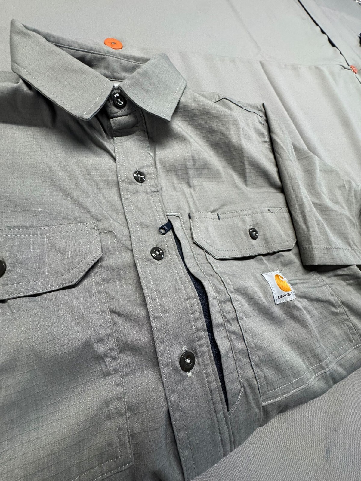 Carhartt Men's Short-Sleeve Button-Down Work Shirt New