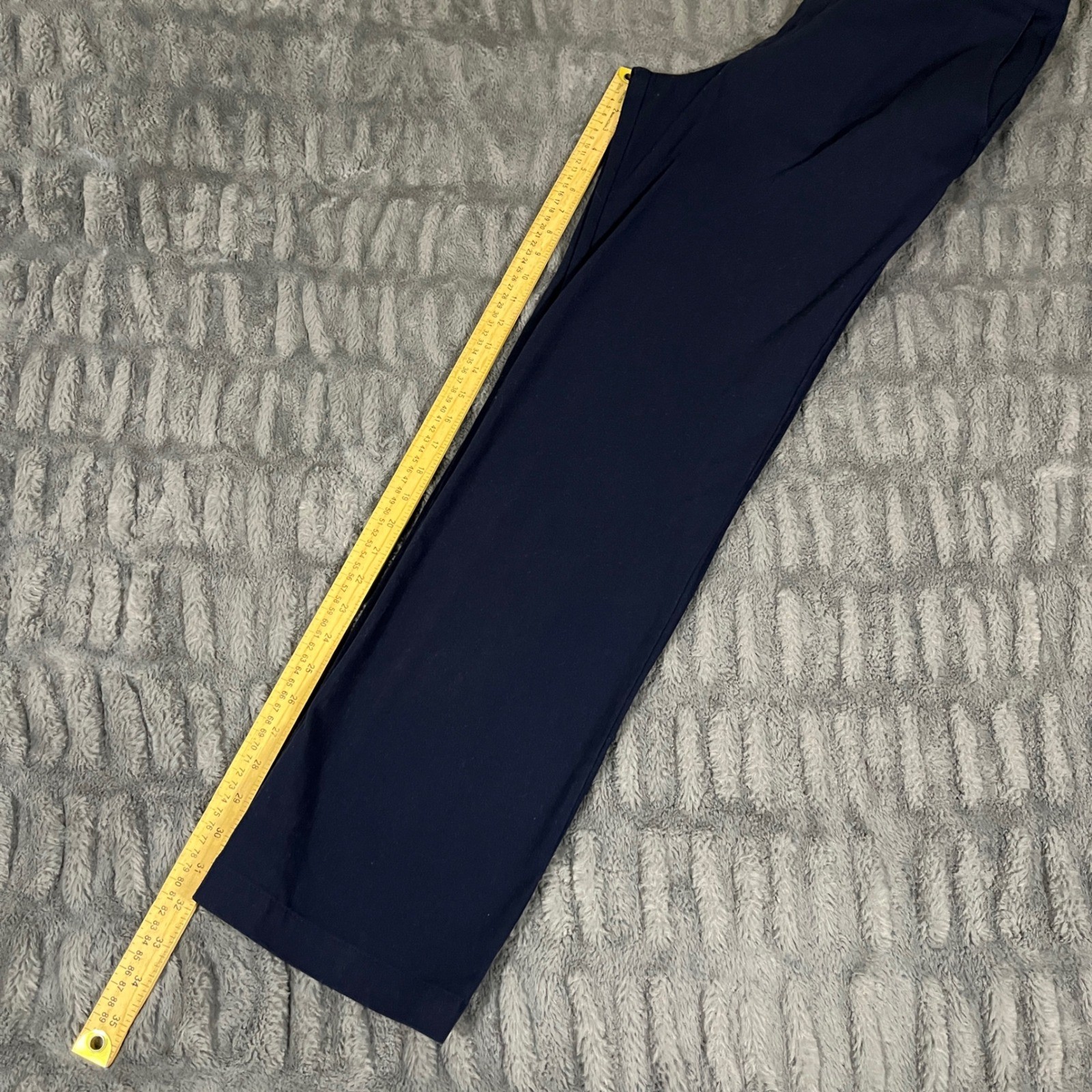 Chef Works Mens Navy Blue Cargo Work Pants Size 34x32 Flat Front Utility