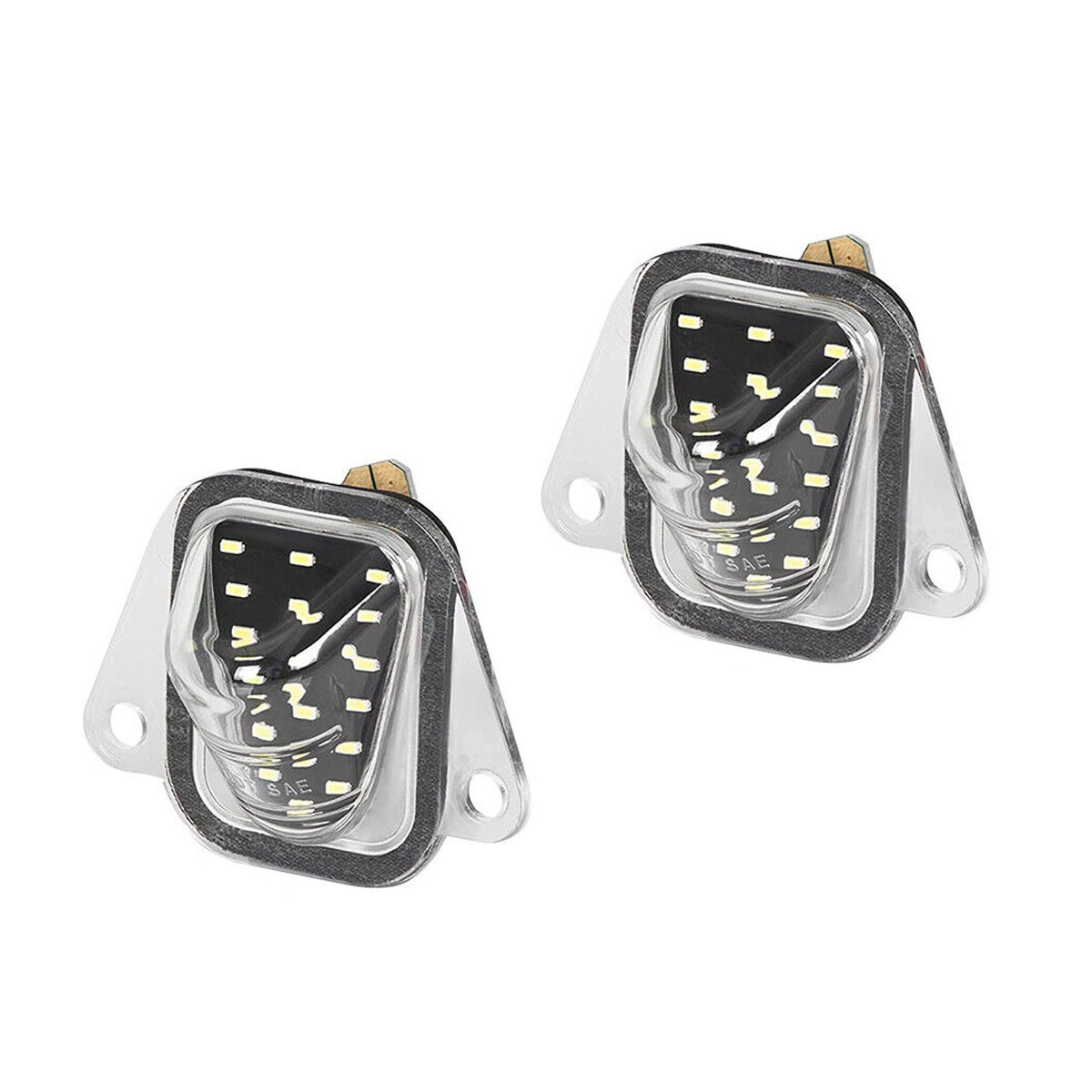 LED License Plate Tag Lights Kit For 2007-2014 Suburban Tahoe Yukon Escalade ESV