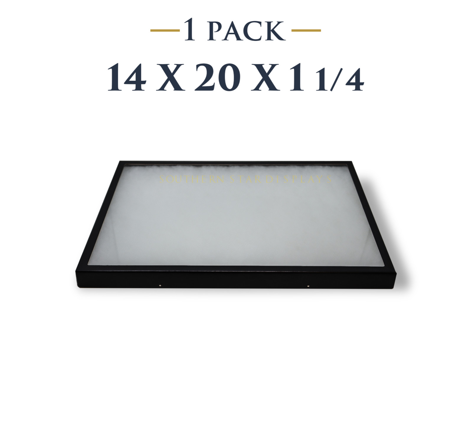 14 x 20 x 1 1/4 Riker Display Case Box for Collectibles Jewelry Arrowheads