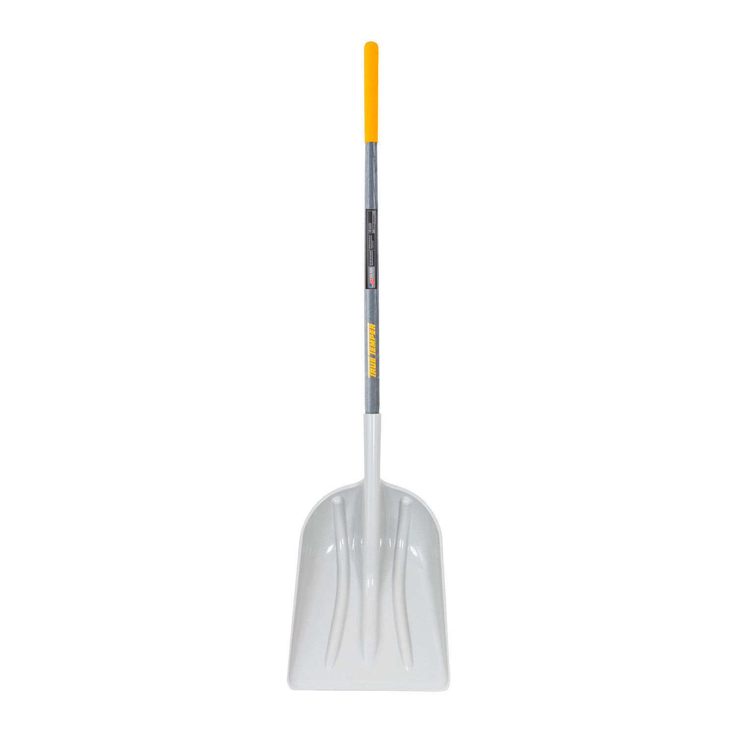 Union Tools 12 Poly Grain Scoop W/Cushion Grip On Hardwood Handle