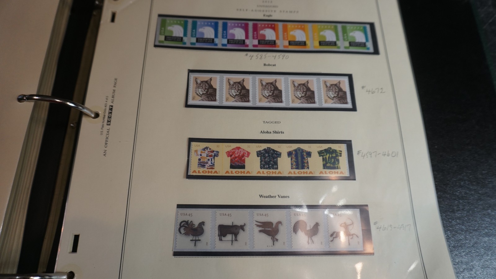 Gorgeous collection of Plate number coils in Scott album 1988-2015 MNH stamps