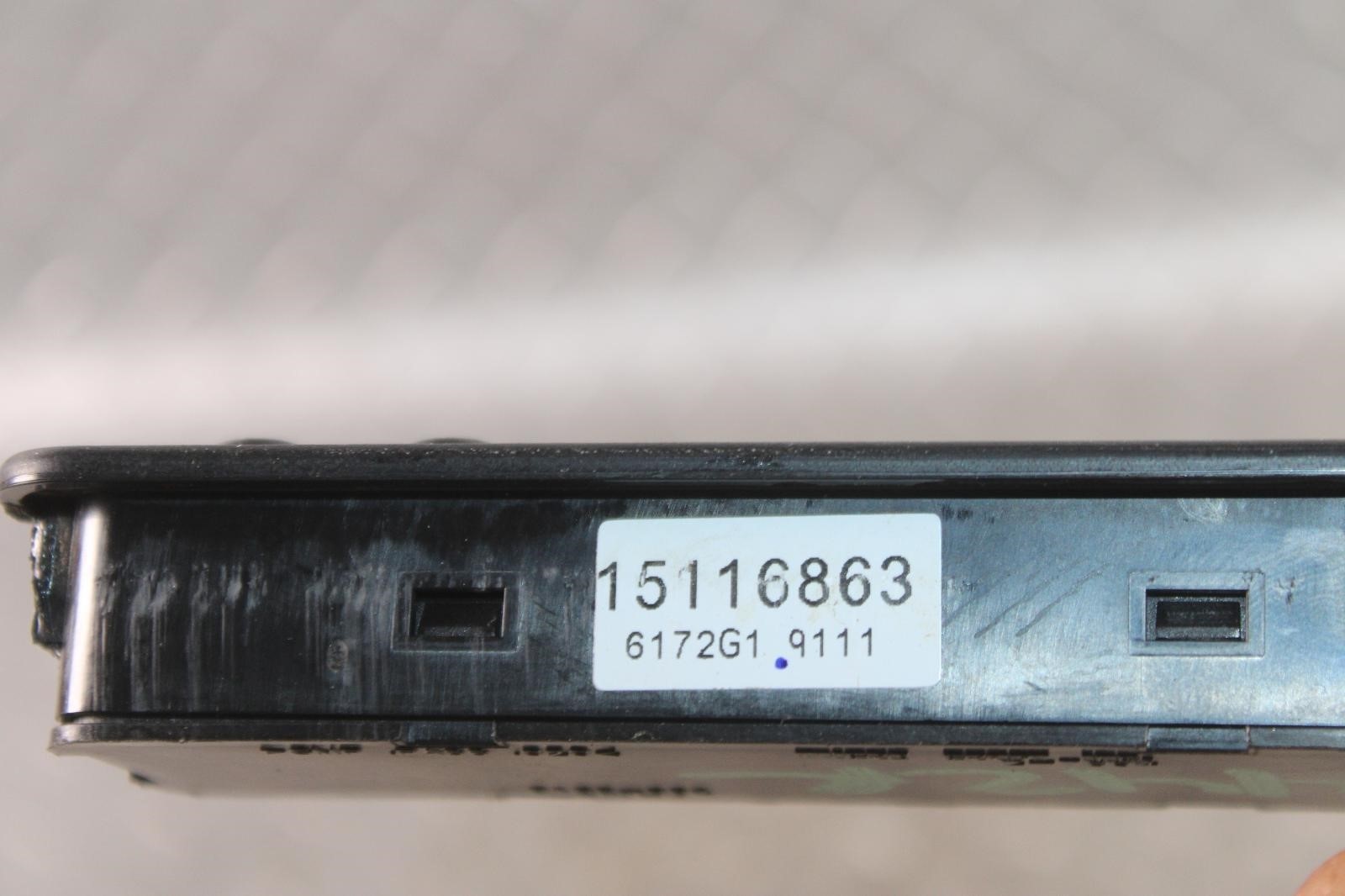 03-06 Silverado Electronic Front Driver Side Left LH Heated Seat Control Switch