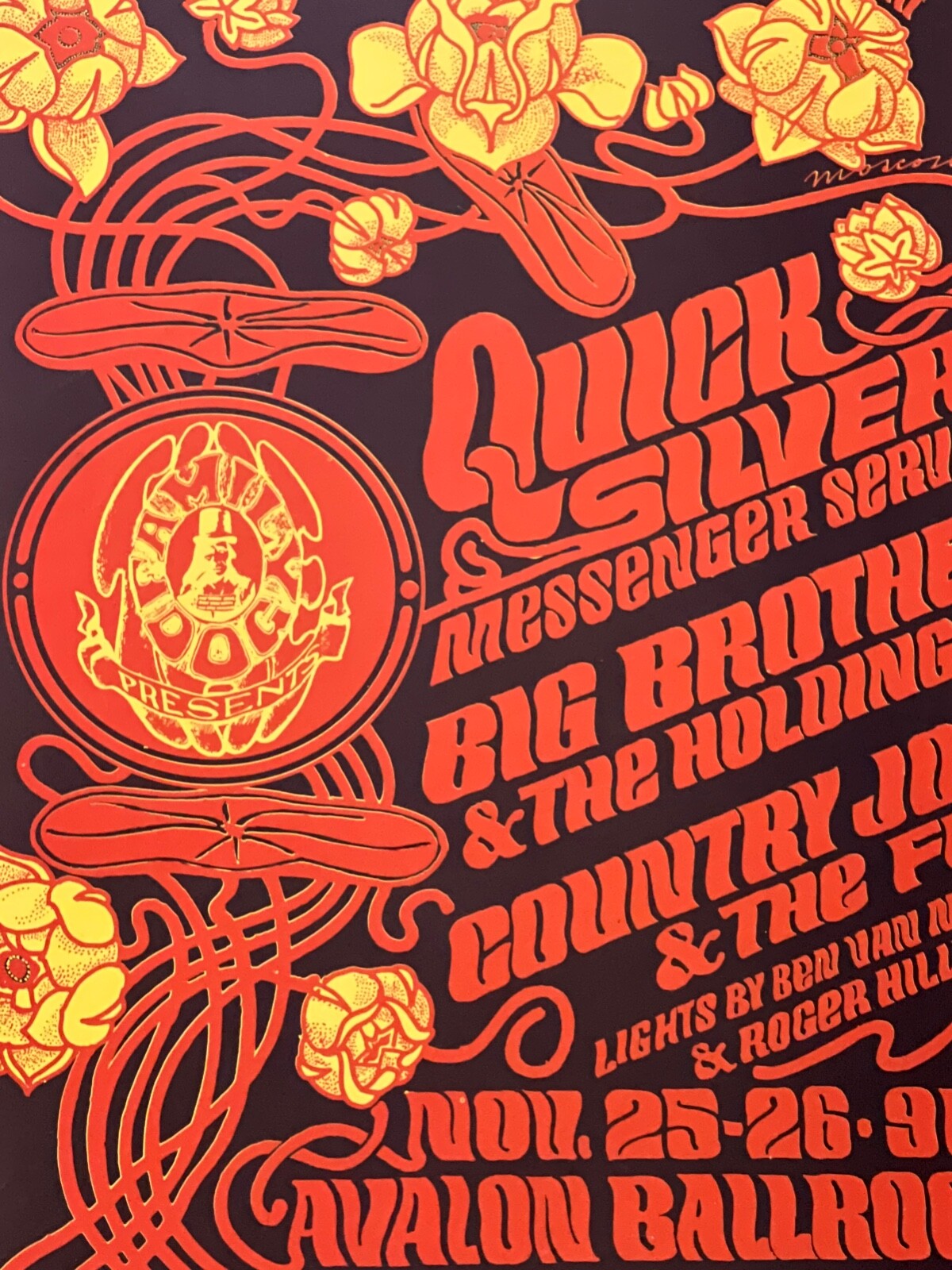 FD 36-3 Janis Joplin Thanksgiving Weekend 1966 Original Concert Poster Avalon