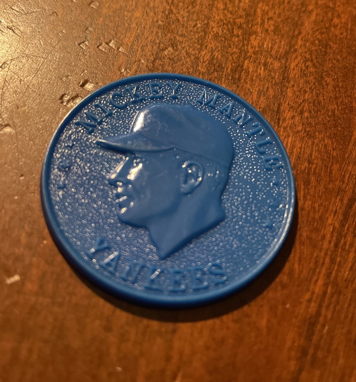 1960 Armour Coins Mickey Mantle Blue Coin Yankees