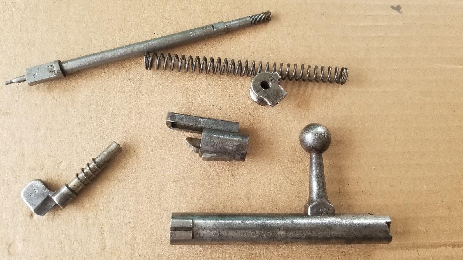 GEW 88 Commission BOLT Assembly NO Bolt Head WW1 German 1888 GEWEHR