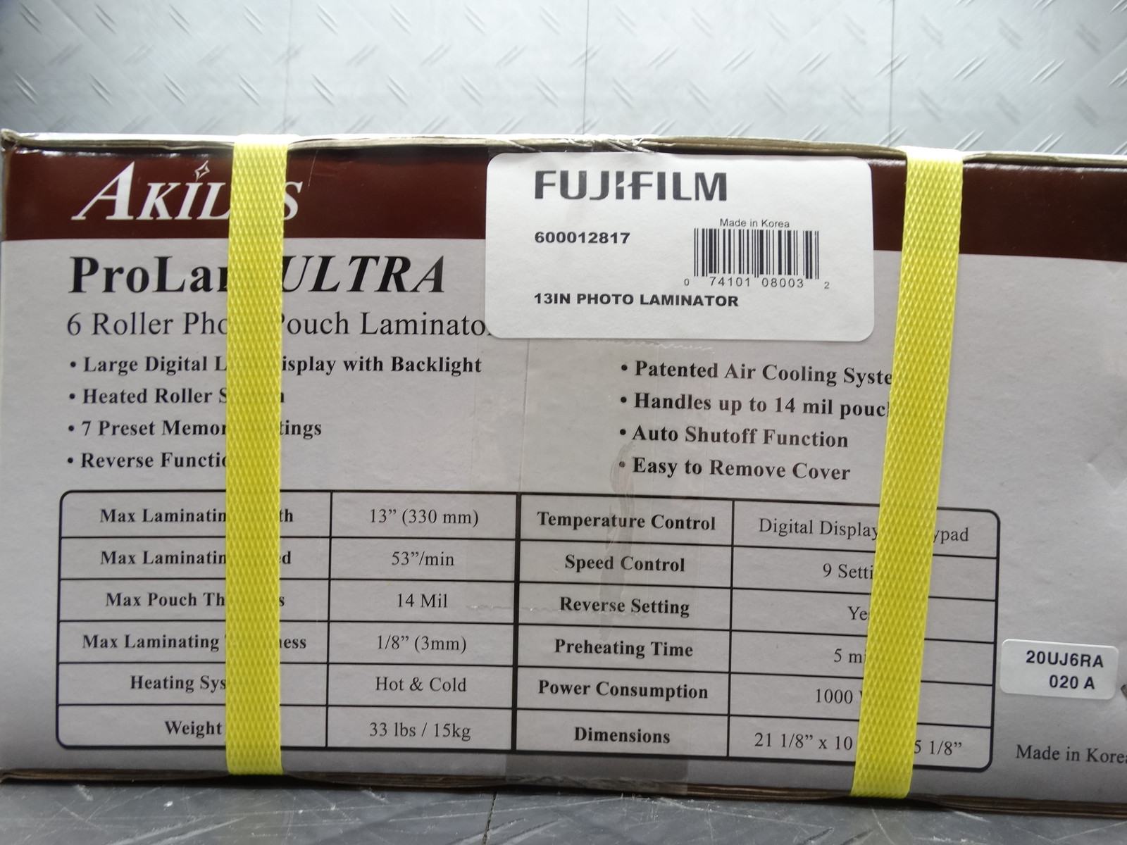 Akiles ProLam Ultra 6 Roller Photo Pouch Laminator Professional Grade