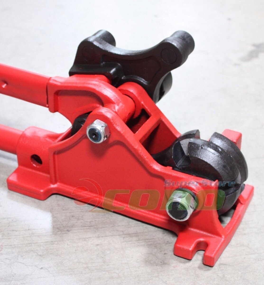 52" Manual 3/4" Rebar Bender & 5/8" Cutter #5 Cutting & #6 Rebar 90° 180° Bends