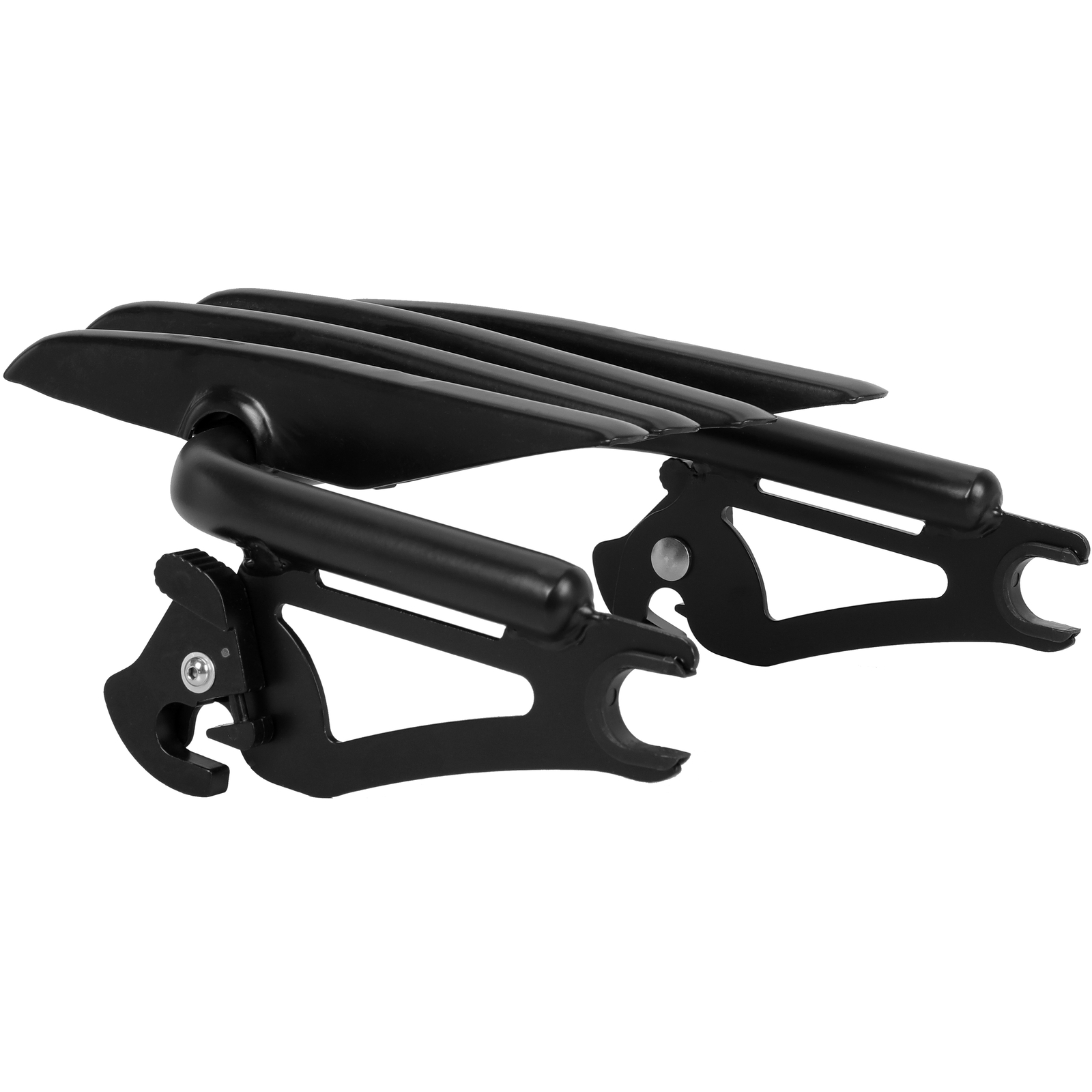 Black Detachable Stealth Luggage Rack For Harley Touring Road King Glide 09-24