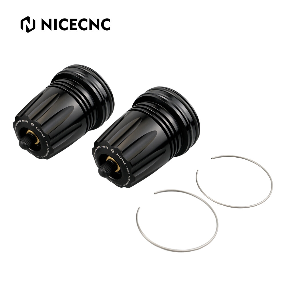 2pcs For 2.5" FOX Rear Shock Nitrogen Reservoir End Cap Lid for Polaris Yamaha