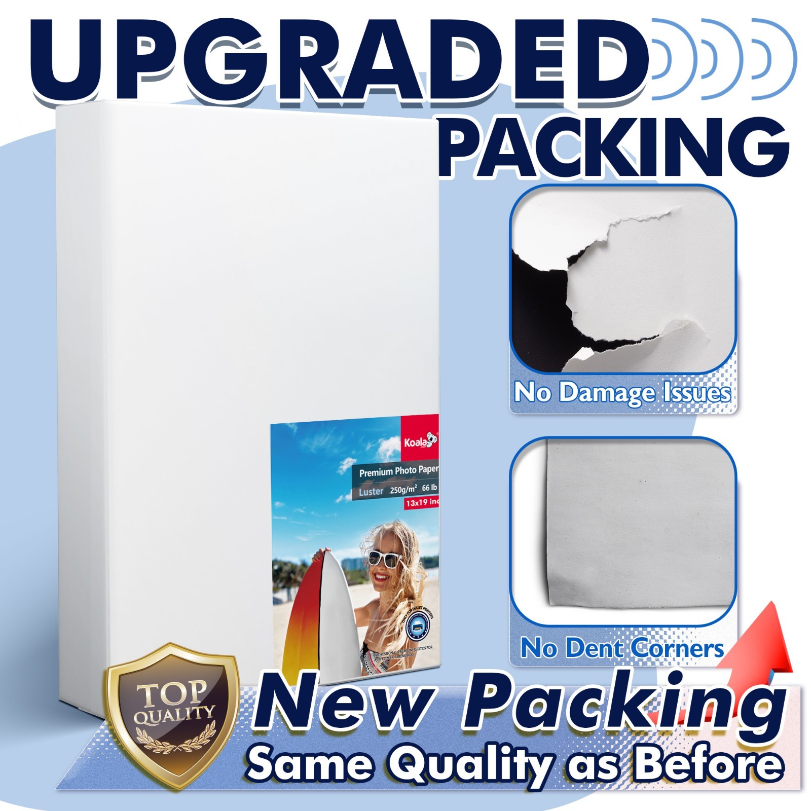 Lot 50-300Ct Koala Premium Luster Photo Paper 13x19 A3+ 66lb 250g Inkjet Printer