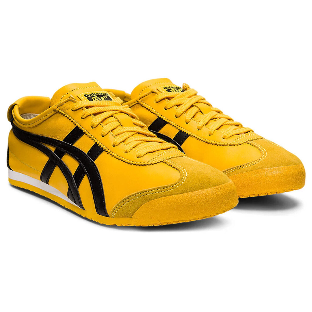 Onitsuka Tiger Mexico 66 Yellow Black Shoes New Without Box 1183C102-751